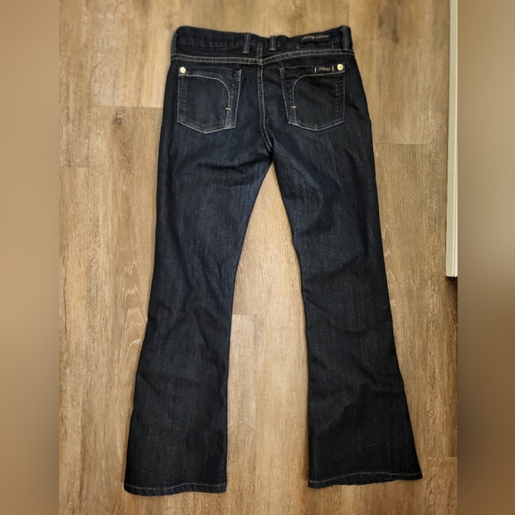 Fidelity Denim Skip Low-rise Flare color Viper Size 27 - Picture 7 of 8